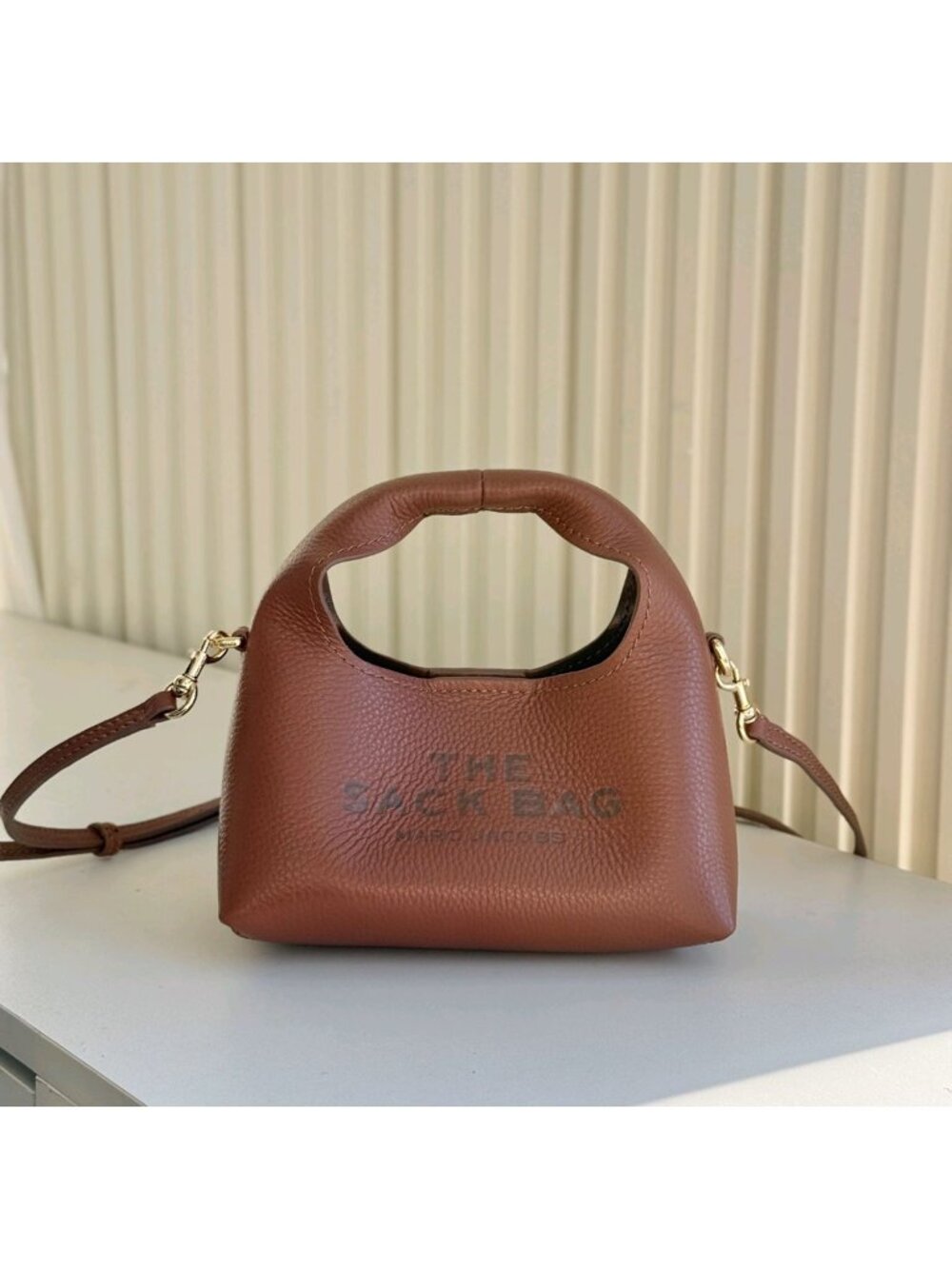 Marc Jacobs The Micro Crossbody Sack Bag Argan Oil